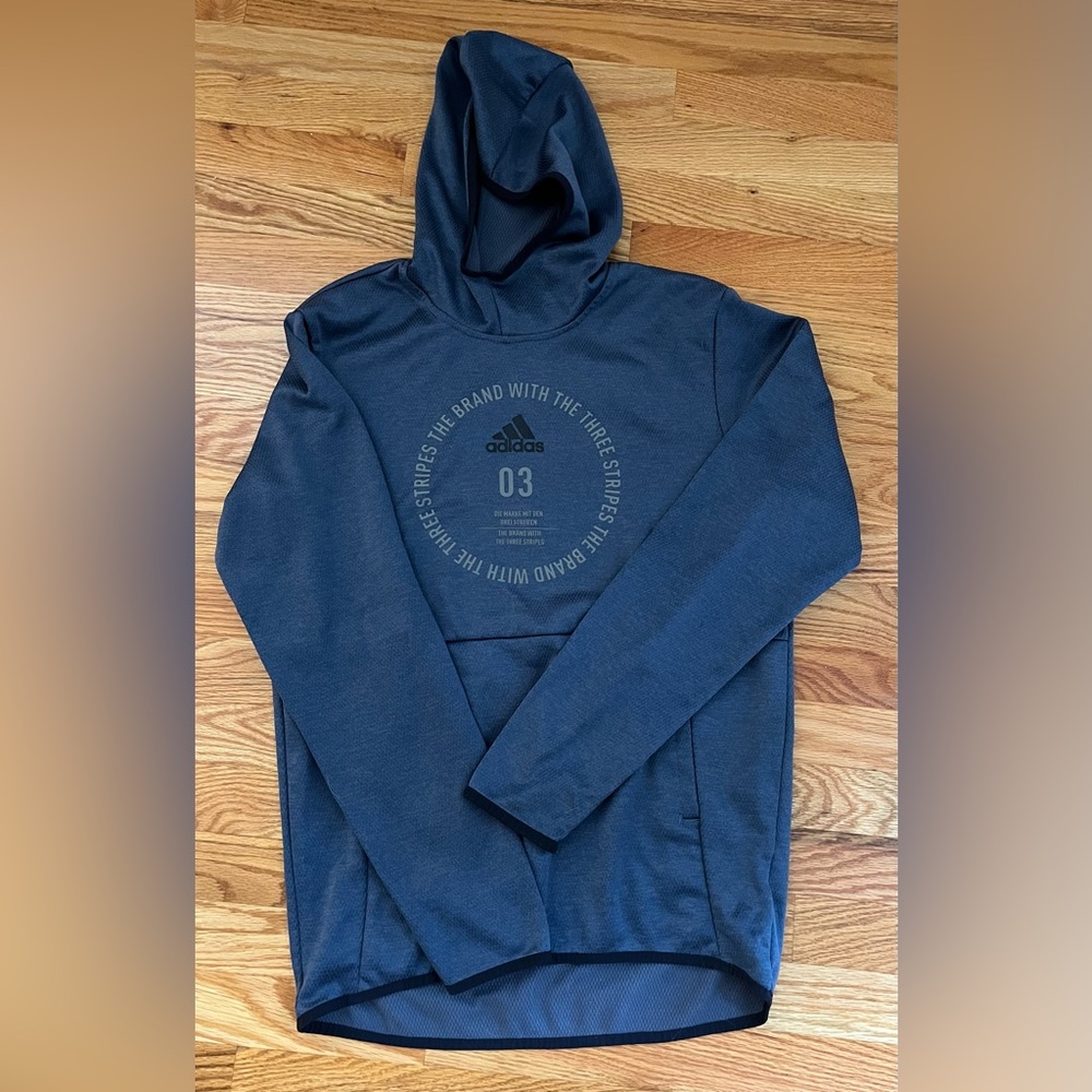 Adidas blue hoodie